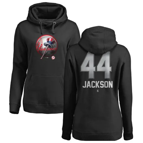 Women's Reggie Jackson Black Midnight Mascot Pullover Hoodie