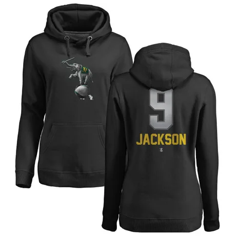 Women's Reggie Jackson Black Midnight Mascot Pullover Hoodie