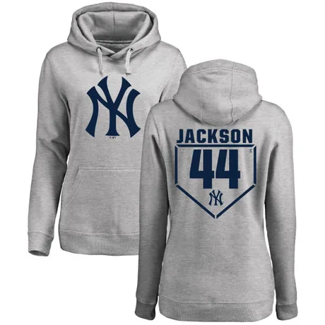 Women's Reggie Jackson Gray RBI Pullover HoodieHeathered