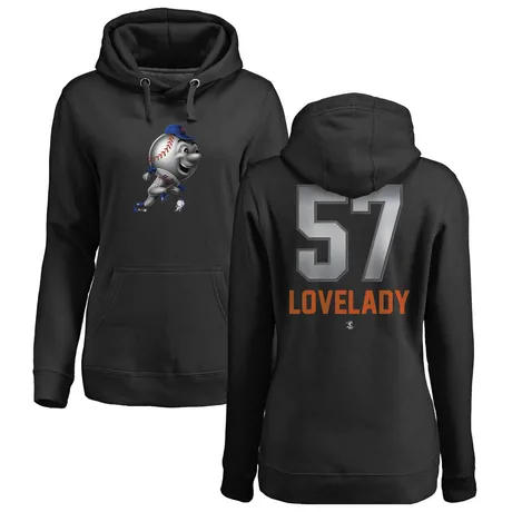 Women's Richard Lovelady Black Midnight Mascot Pullover Hoodie