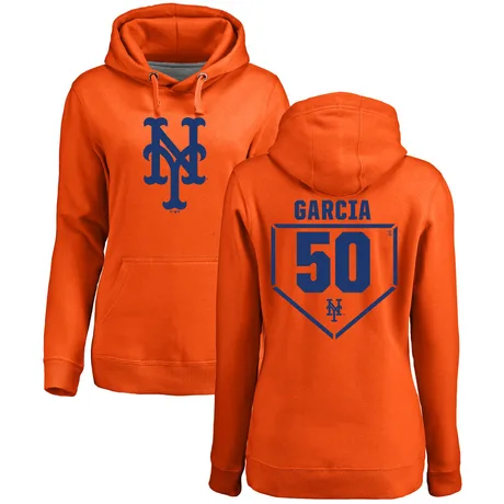 Women's Rico Garcia Orange RBI Pullover Hoodie