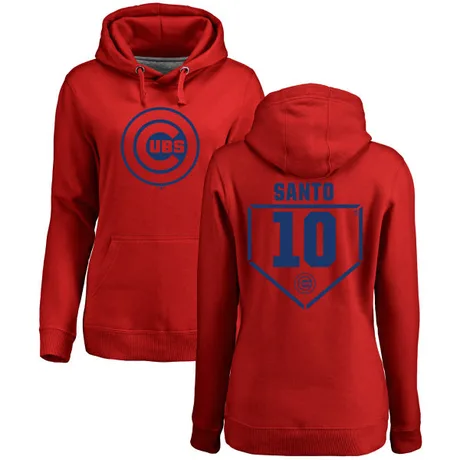 Women's Ron Santo Red RBI Pullover Hoodie