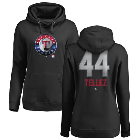 Women's Rowdy Tellez Black Midnight Mascot Pullover Hoodie