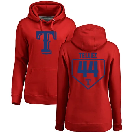 Women's Rowdy Tellez Red RBI Pullover Hoodie