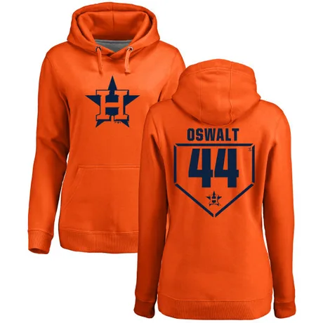 Women's Roy Oswalt Orange RBI Pullover Hoodie