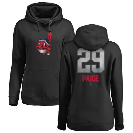 Women's Satchel Paige Black Midnight Mascot Pullover Hoodie