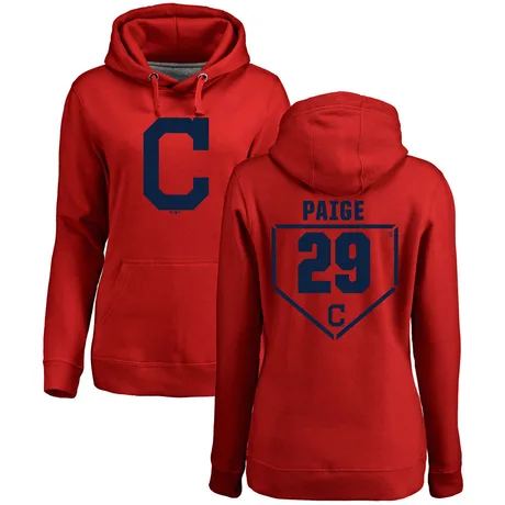 Women's Satchel Paige Red RBI Pullover Hoodie