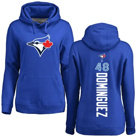 Women's Seranthony Dominguez Royal Backer Pullover Hoodie