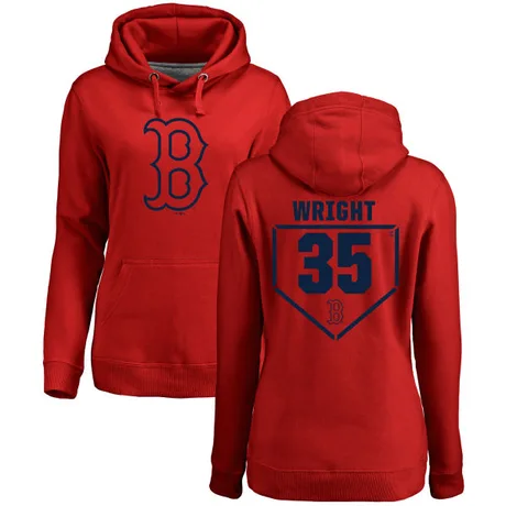 Women's Steven Wright Red RBI Pullover Hoodie