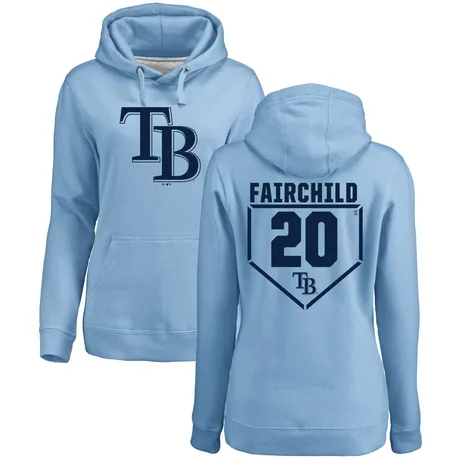 Women's Stuart Fairchild Light Blue RBI Pullover Hoodie