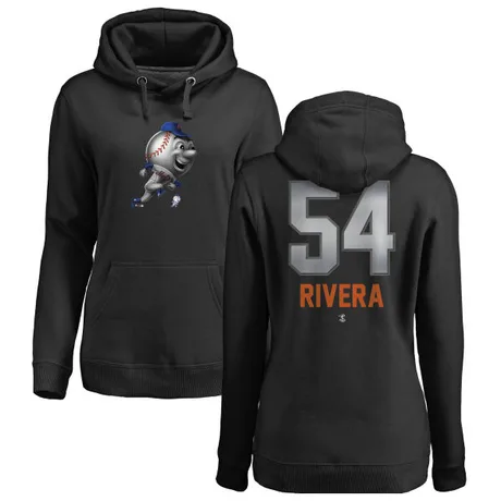 Women's T.J. Rivera Black Midnight Mascot Pullover Hoodie