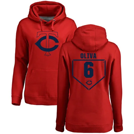 Women's Tony Oliva Red RBI Pullover Hoodie