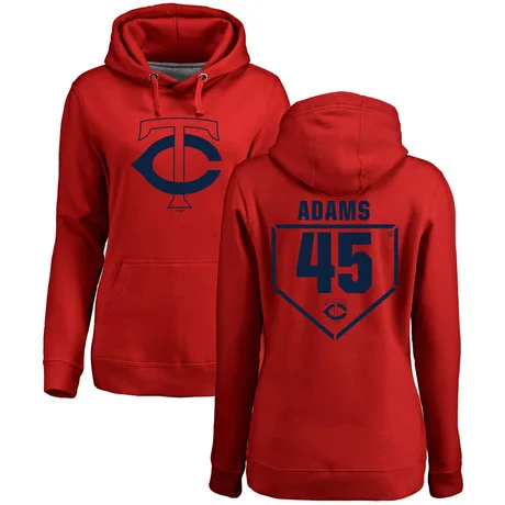 Women's Travis Adams Red RBI Pullover Hoodie