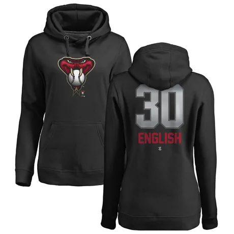 Women's Tristin English Black Midnight Mascot Pullover Hoodie