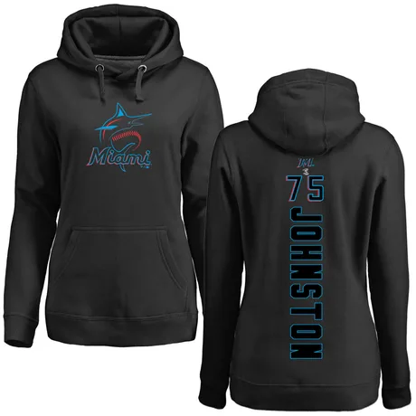 Women's Troy Johnston Black Backer Pullover Hoodie