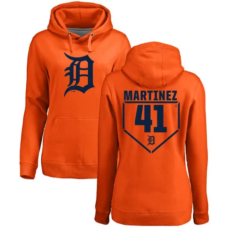 Women's Victor Martinez Orange RBI Pullover Hoodie