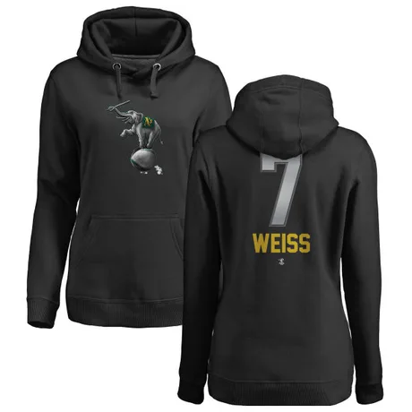 Women's Walt Weiss Black Midnight Mascot Pullover Hoodie