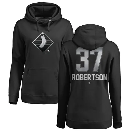Women's Will Robertson Black Midnight Mascot Pullover Hoodie