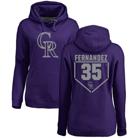 Women's Yanquiel Fernandez Purple RBI Pullover Hoodie