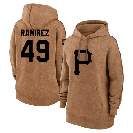 Women's Yohan Ramirez Brown 2023 Salute to Service Pullover Hoodie