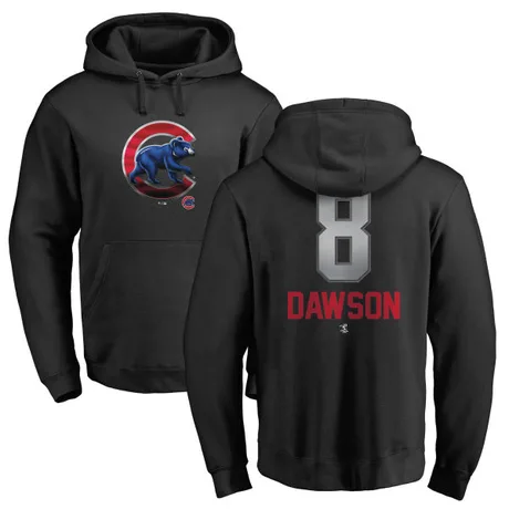 Youth Andre Dawson Black Midnight Mascot Pullover Hoodie