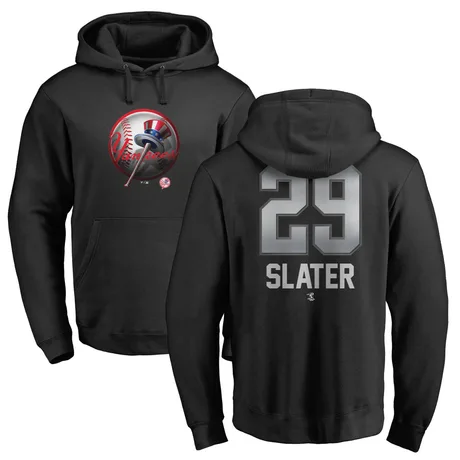 Youth Austin Slater Black Midnight Mascot Pullover Hoodie