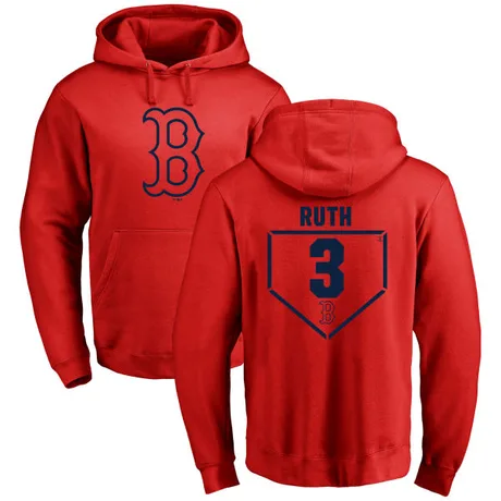 Youth Babe Ruth Red RBI Pullover Hoodie