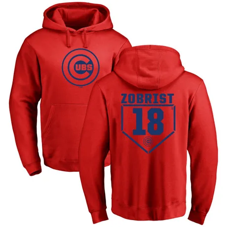 Youth Ben Zobrist Red RBI Pullover Hoodie