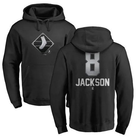 Youth Bo Jackson Black Midnight Mascot Pullover Hoodie