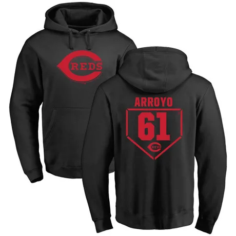 Youth Bronson Arroyo Black RBI Pullover Hoodie