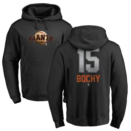 Youth Bruce Bochy Black Midnight Mascot Pullover Hoodie