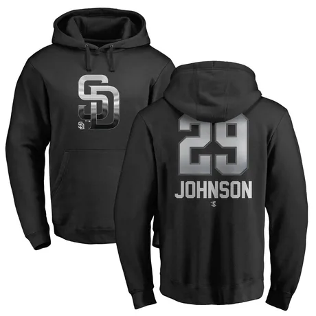 Youth Bryce Johnson Black Midnight Mascot Pullover Hoodie