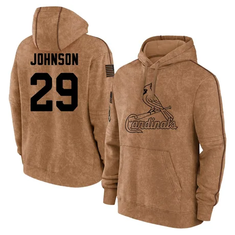 Youth Bryce Johnson Brown 2023 Salute to Service Club Pullover Hoodie
