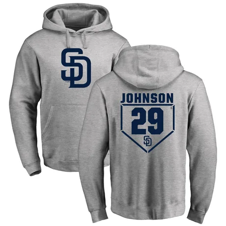 Youth Bryce Johnson Gray RBI Pullover HoodieHeathered