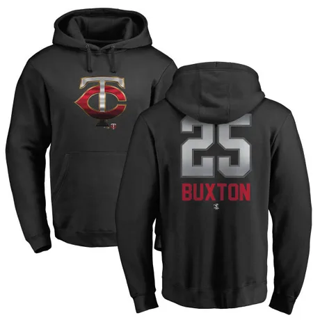 Youth Byron Buxton Black Midnight Mascot Pullover Hoodie