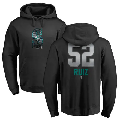 Youth Carlos Ruiz Black Midnight Mascot Pullover Hoodie