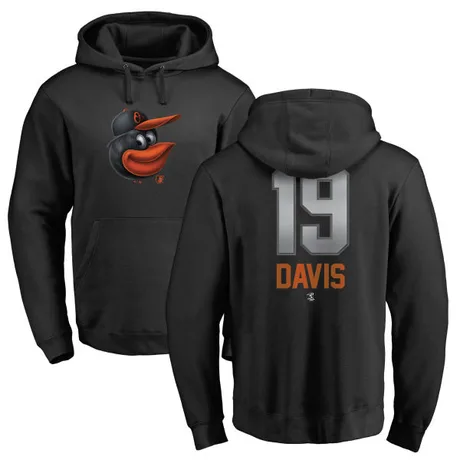 Youth Chris Davis Black Midnight Mascot Pullover Hoodie