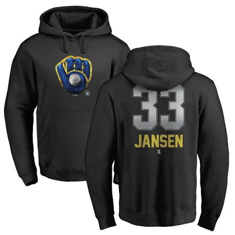 Youth Danny Jansen Black Midnight Mascot Pullover Hoodie