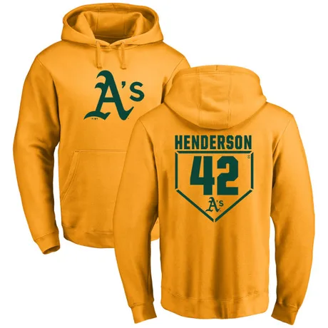 Youth Dave Henderson Gold RBI Pullover Hoodie