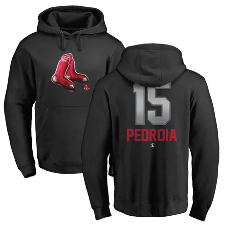 Youth Dustin Pedroia Black Midnight Mascot Pullover Hoodie