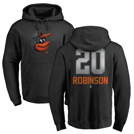 Youth Frank Robinson Black Midnight Mascot Pullover Hoodie