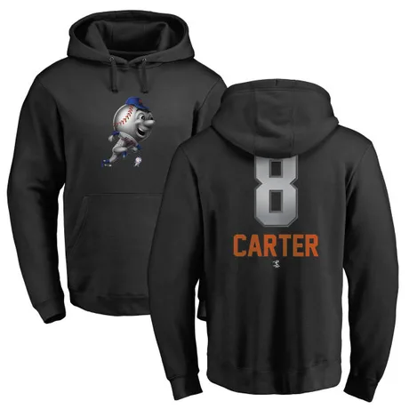 Youth Gary Carter Black Midnight Mascot Pullover Hoodie