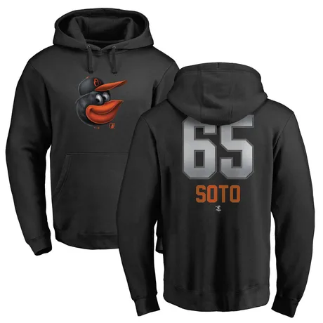 Youth Gregory Soto Black Midnight Mascot Pullover Hoodie