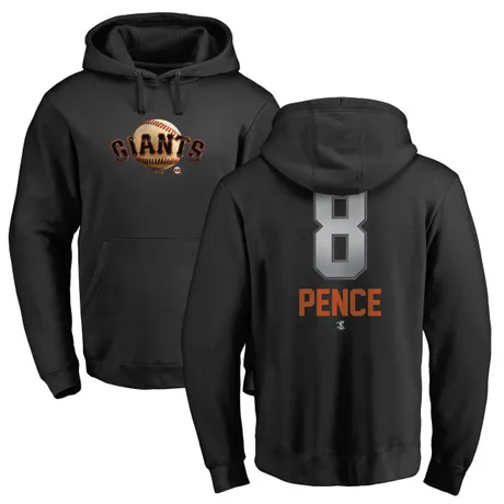 Youth Hunter Pence Black Midnight Mascot Pullover Hoodie