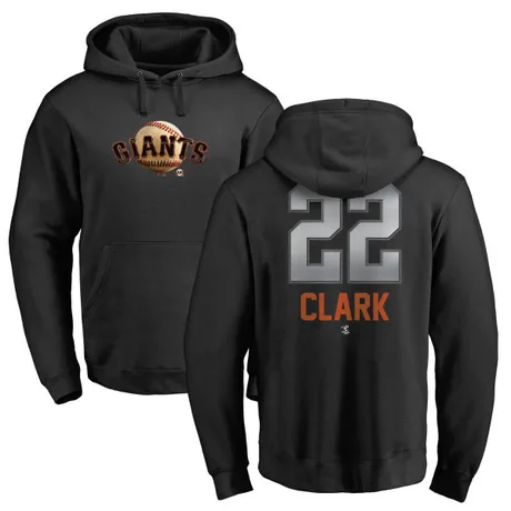 Youth Jack Clark Black Midnight Mascot Pullover Hoodie