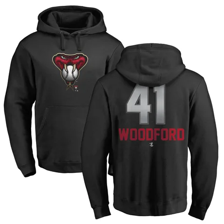 Youth Jake Woodford Black Midnight Mascot Pullover Hoodie