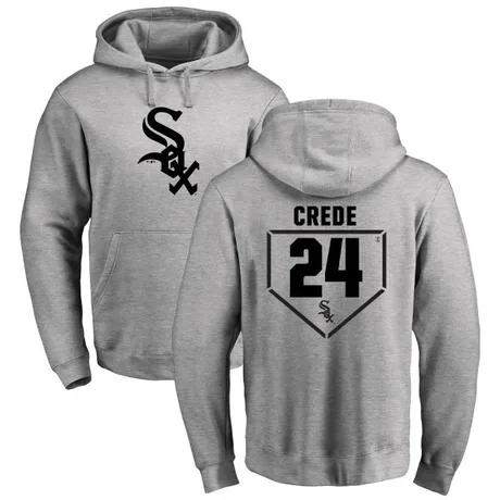 Youth Joe Crede Gray RBI Pullover HoodieHeathered