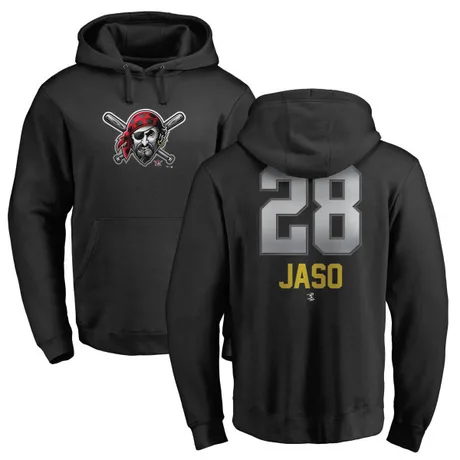 Youth John Jaso Black Midnight Mascot Pullover Hoodie