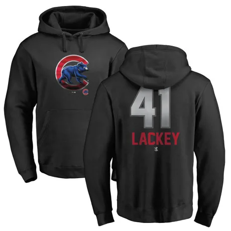 Youth John Lackey Black Midnight Mascot Pullover Hoodie
