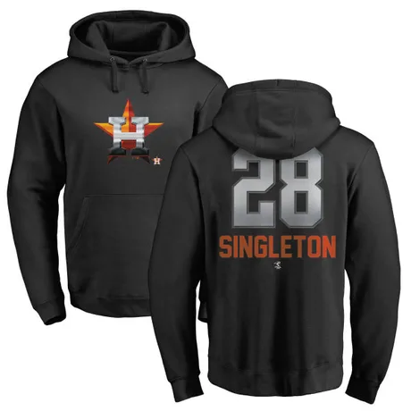 Youth Jon Singleton Black Midnight Mascot Pullover Hoodie